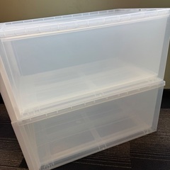 J153 無印良品 収納ケース大 2つセットの画像