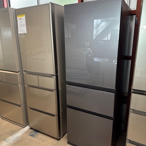 【富山市内配送設置無料！】TOSHIBA 東芝 3ドア 冷凍冷蔵庫 自動製氷付 GR-T36SV 356L 冷蔵274L 冷凍82L 