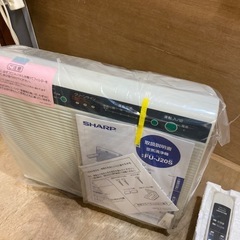 新品　箱付　シャープ 空気清浄機 FU-J20S-K SHARP リモコン付の画像