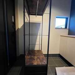 ニトリ　ハンガーラック(引き出し付き)の画像