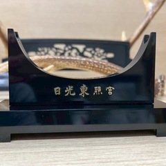 刀掛け台、刀置き、鹿の角の画像