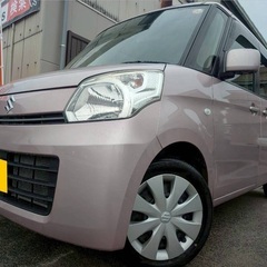 月々9千円〜分割払い可❗️ 車検付き！【名義変更代込み】大人気☆スズキ スペーシア☆Bluetooth対応ナビ付き☆走行中DVD見れます☆便利なバックカメラ付き☆電動スライドドア☆ドラレコ☆スマートキー☆フルオートエアコン☆事故修復歴無し☆レーダーブレーキサポート装着車☆そのまま乗って帰れます‼️の画像