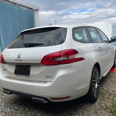 故障現状です。積載車で来てください。 ジャンク プジョー 308SW MOMOホイール付きの画像