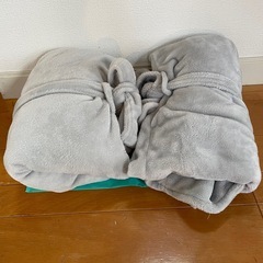 ニトリ フランネルバスローブの画像