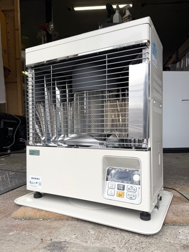 札幌市内配送可 燃焼確認済み 美品 24年製 サンポット カベック 煙突式ストーブ KRH-4811KL C 木造13畳/コンクリート20畳