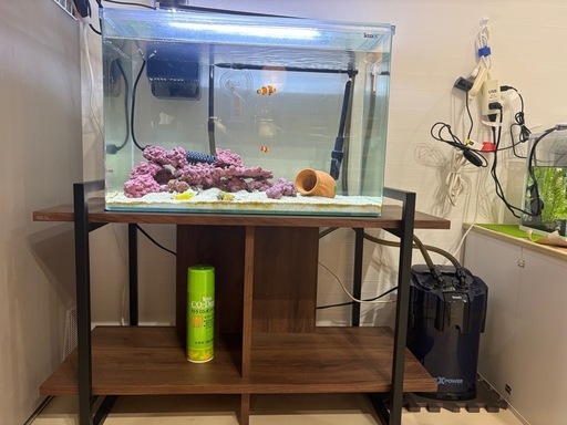 60センチ曲がり水槽　水槽台