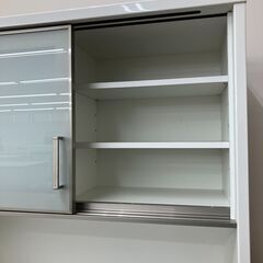 ★リユースのサカイ水戸店★ ニトリ レンジボード ホワイト H200.5×D50×W100.5 クリーニング済み MT7838の画像