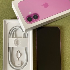 Apple iPhone 16 ピンク 本体　箱付き‼️美品‼️の画像