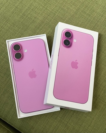 Apple iPhone 16 ピンク 本体　箱付き‼️美品‼️