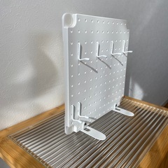 ペグボード　収納　卓上の画像