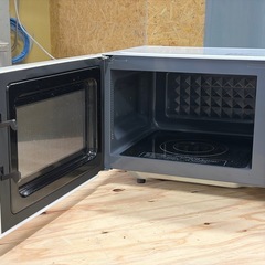 【動作確認済】アイリスオーヤマ 電子レンジ 18L フラットテーブル IMB-F184-5-WPG 2021年製 単機能レンジ 50Hz専用の画像