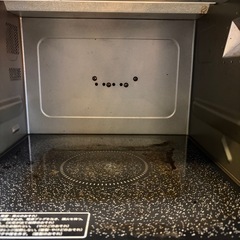 4/4〜5お渡し★シャープ　電子レンジ　2013年製　オーブン用角皿付の画像