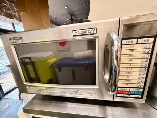 奄美【島内限定・引取歓迎】業務用電子レンジ(シャープ・RE3300P）｜清掃済！ 