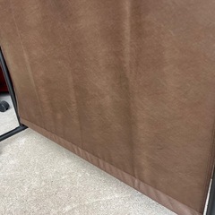 間仕切り 大竹産業 不織布 パーテーション 幅90cm 高さ150cm キャスター付き ブラウン 中古品 2点あります！ ③の画像