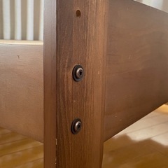 ※受け取り予定者決定【3/21まで】シングルベッド　すのこベッドの画像