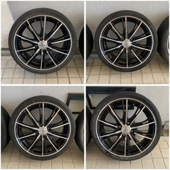 軽四　タイヤホイール16インチ　扁平　クリーナー付きの画像