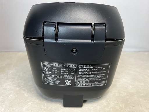 SHARP 炊飯器 3合炊き KS-HF05B-B 2022年製
