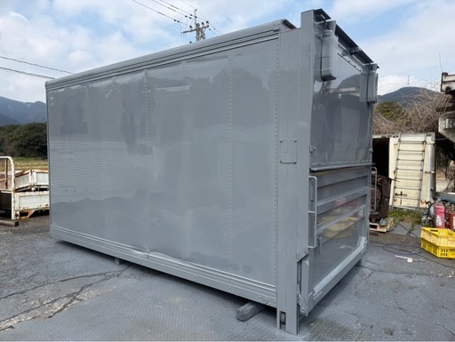 No.973 アルミバン 3t 車 アルミ 箱 バイク 倉庫 トラック コンテナ 米 保管庫 物置 DIY