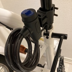 折りたたみ自転車　パンク？の画像