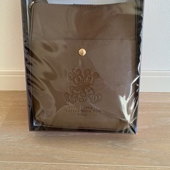 新品　ディズニー ミッキー＆ミニー ショルダー レザーバッグ ブラウン の画像