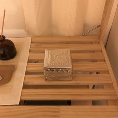 ニトリ木製シェルフの画像