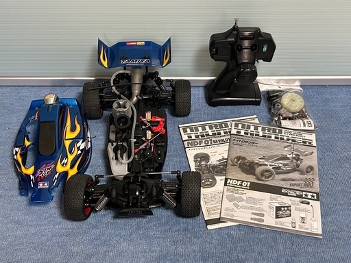 ?完売?タミヤ ナイトロサンダー　組立済みエンジンRCカー　未使用品？　ラジコン