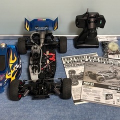 タミヤ ナイトロサンダー　組立済みエンジンRCカー　未使用品？　ラジコンの画像