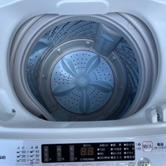 【決まりました】【⭐️全額返金保証⭐️】 ★Hisense全自動電気洗濯機 HW-K55E 2023年製の画像