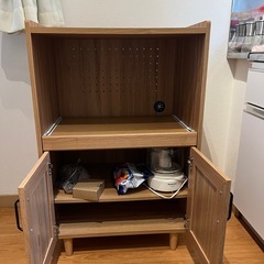 ニトリ キッチンボード（食器棚）無料・立川市引き取り限定  の画像