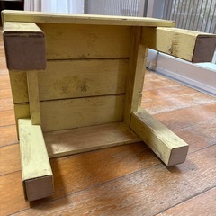 木製踏み台の画像