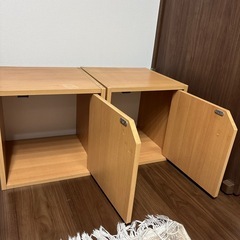 2個セット　キューブボックスの画像