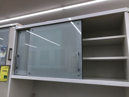A-1671【リユースのサカイ野々市店】ジモティ来店特価‼  システムキッチンボード 松田家具 茶/白 ※クリーニング済み