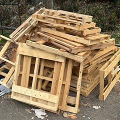 木製パレット　無料　複数枚あり（現地引き取り限定）の画像