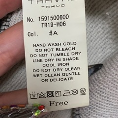 古着、レディース、ロングパーカー、セーラー襟、ベアー柄、志茂駅受け渡しの画像