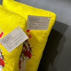 スッパイマンクッション　　沖縄限定　上間洋菓子店　未使用タグ付きの画像