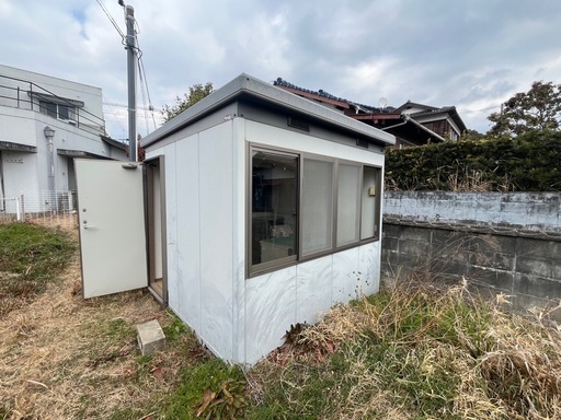 仮設電柱