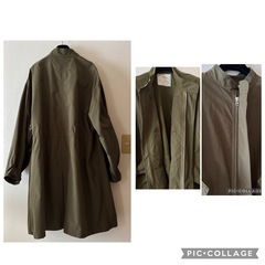 カスタネ モッズコート フリーサイズ オリーブ kastane レディース 長袖の画像