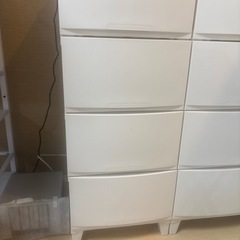 サンカ 収納ケース 棚 2セットの画像