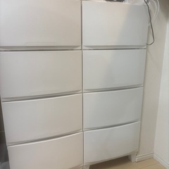 サンカ 収納ケース 棚 2セットの画像