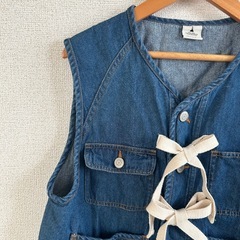 niko and... ニコアンド　デニムベストの画像