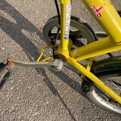 【３月いっぱいまで募集 
引取限定：博多区】ミニベロ イエローの画像