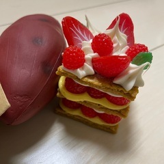 食品サンプル　焼き芋　ミルフィーユの画像