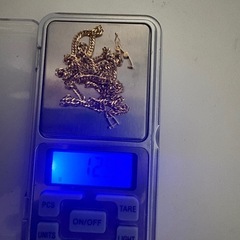 k18喜平６面ダブルネックレス　50cmの画像