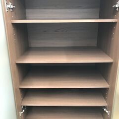 A-1674【リユースのサカイ野々市店】ジモティ来店特価‼  食器棚 茶 ※クリーニング済みの画像