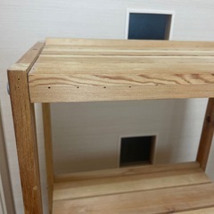 木製棚　3段の画像