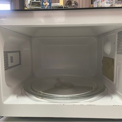 山善　YAMAZEN　電子レンジ　MW-Y177(B)5　2019年製　200W/500W/700W　ターンテーブル式　ブラック　稼働確認済　中古　③の画像