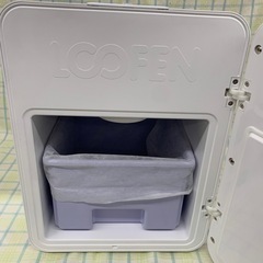 美原店 loofen ルーフェン 家庭用 生ごみ乾燥機 パープル×白　SLW-01の画像