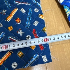 キルティング生地　端切れ　ドラえもん・電車の画像