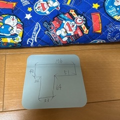 キルティング生地　端切れ　ドラえもん・電車の画像