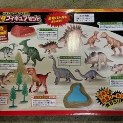恐竜フィギュアセットの画像